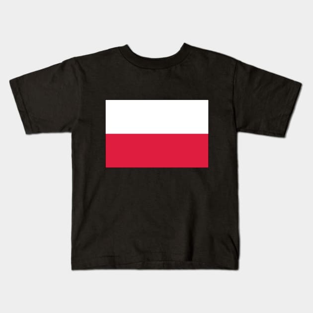 Poland Kids T-Shirt by Wickedcartoons